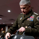 U.S. Cyber Command head, National Security Agency Director and Central Security Service Chief Gen. Paul Nakasone arrives for a Senate Armed Services hearing on Capitol Hill in Washington, Tuesday, April 5, 2022.